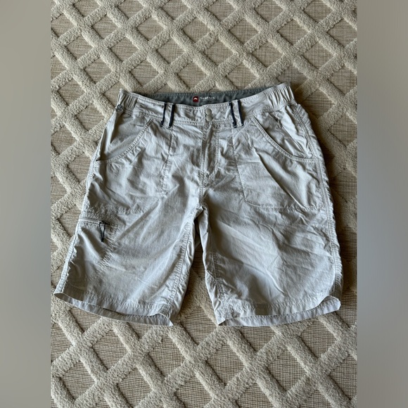 Simms Guide 100% Nylon Shorts In Beige Size S Classic Outdoor Hiking Fishing - Picture 2 of 10